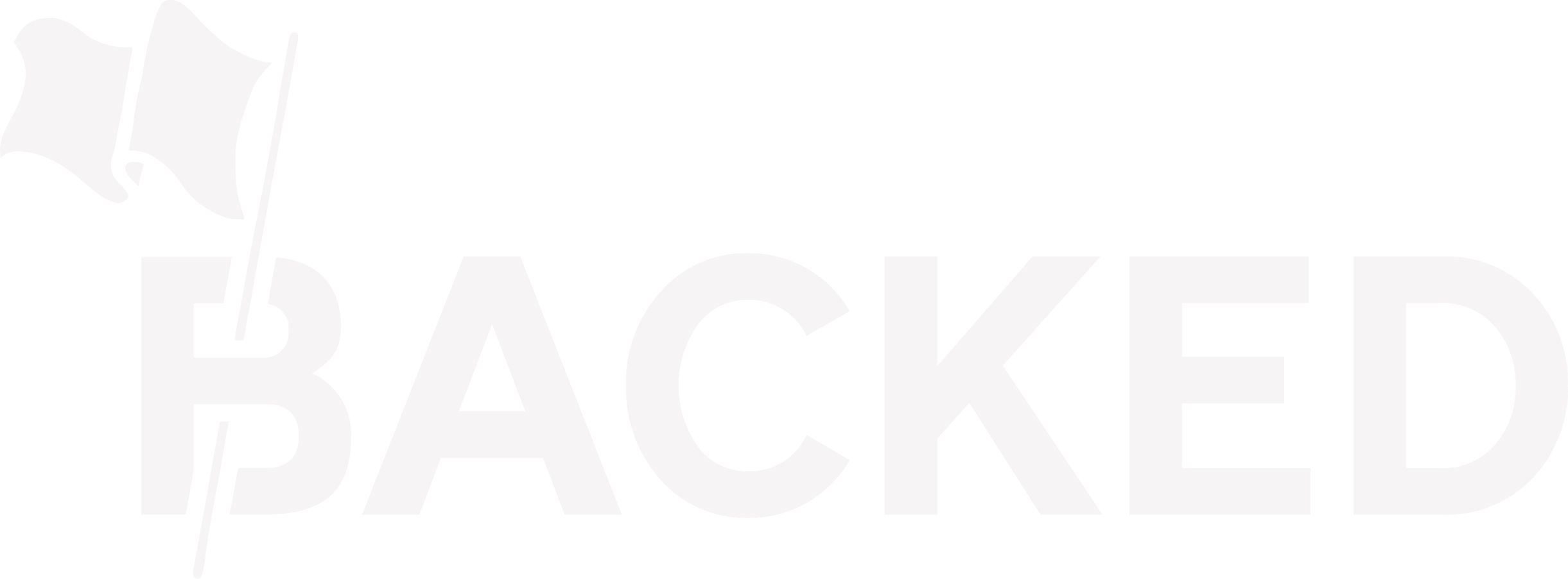 Backed logo